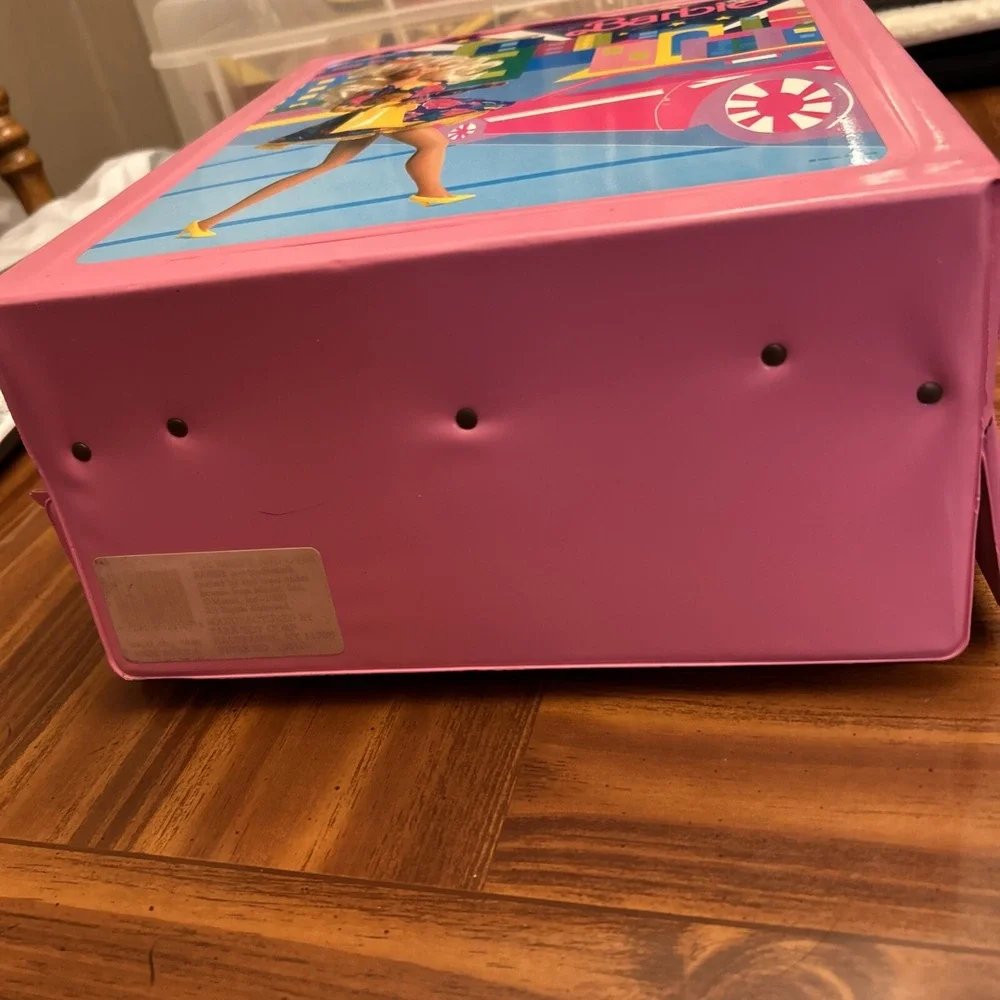 Barbie Large Pink Fashion Doll Carrying Case‎ or Trunk Nice Shape Vintage Soft